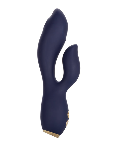 Chic Blossom Blue Dual Massager - Embrace Serenity and Desire Product Image.