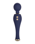 Chic Poppy Blue Silicone Massager - Luxurious On-The-Go Pleasure