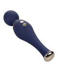 Chic Poppy Blue Silicone Massager - Luxurious On-The-Go Pleasure