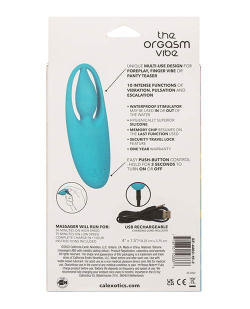 Neon Vibes The Orgasm Vibe - Blue: Electrifying Pleasure Product Image.