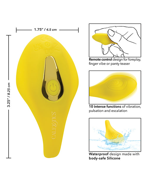 Neon Vibes Secret Vibe: Yellow - Ultimate Pleasure Companion Product Image.