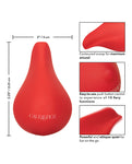 Fiery Passion Red Hot Glow Vibrator - Seductive Red Glow