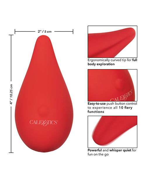 Red Hot Flicker Vibrator - Ignite Your Passion Product Image.