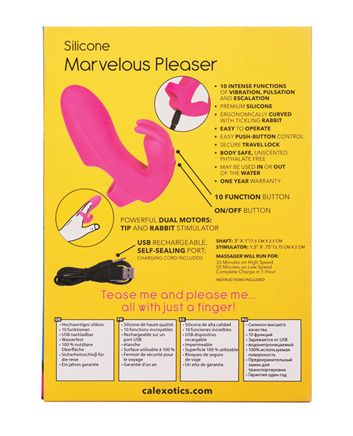 Mini Marvels Silicone Marvelous Pleaser: Embrace Blissful Intimacy Product Image.