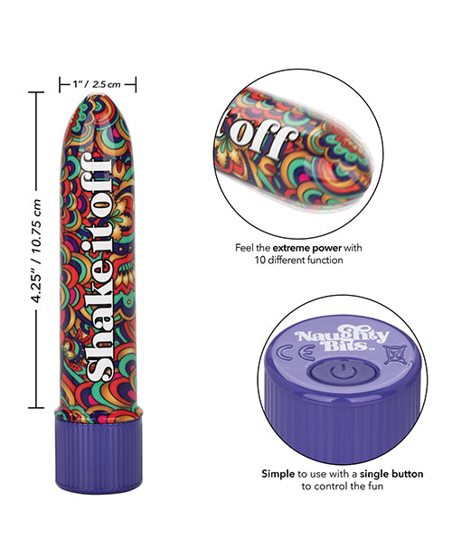 Naughty Bits Shake It Off Mini Vibrator Product Image.