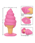 Naughty Bits Yum Bum Ice Cream Cone Butt Plug in Pink