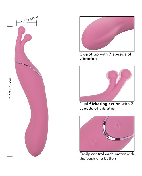 Tempt & Tease Kiss Dual-Sided Vibrator Product Image.