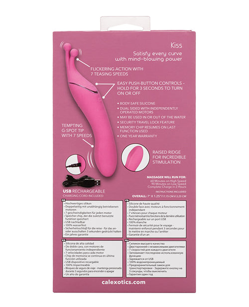 Tempt & Tease Kiss Dual-Sided Vibrator Product Image.