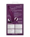 Tempt & Tease Kiss Estimulador de placer de doble extremo en color morado