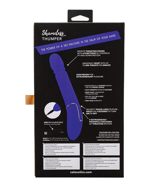 Shameless Slim Thumper: The Ultimate Thrusting Pleasure Device Product Image.