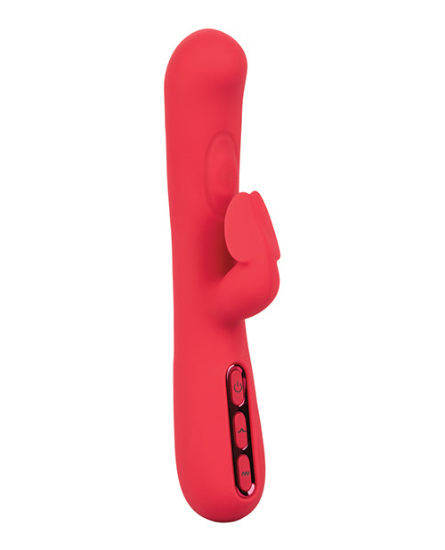 Throb Flutter - Pink: The Elegant Dual Stimulator Massager for Ultimate Ecstasy Product Image.