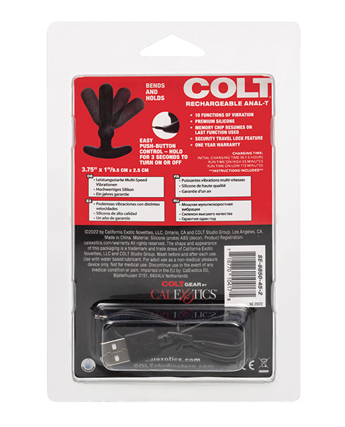Colt® Rechargeable Anal-T: Personalised Pleasure & Maximum Stimulation Product Image.