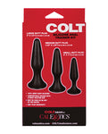 COLT Silicone Anal Trainer Kit: Graduated Sizes, Suction Cup Base, Body-Safe Silicone