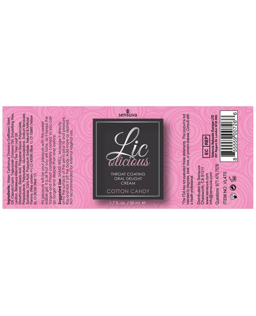 Lic O Licious Oral Delight Cream by Senvuva - Watermelon Flavour Product Image.