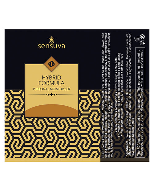 Sensuva Salted Caramel Hybrid Personal Moisturizer Product Image.