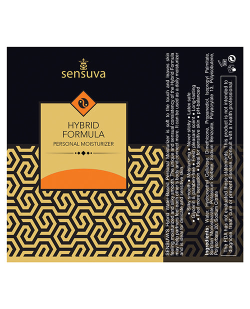 Sensuva Orange Creamsicle Hybrid Personal Moisturizer Product Image.