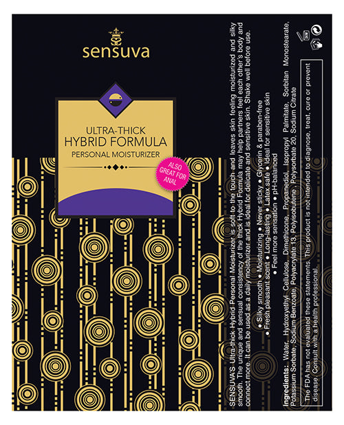 Sensuva Ultra-Thick Hybrid Personal Moisturizer - Unscented 1.7 oz Product Image.