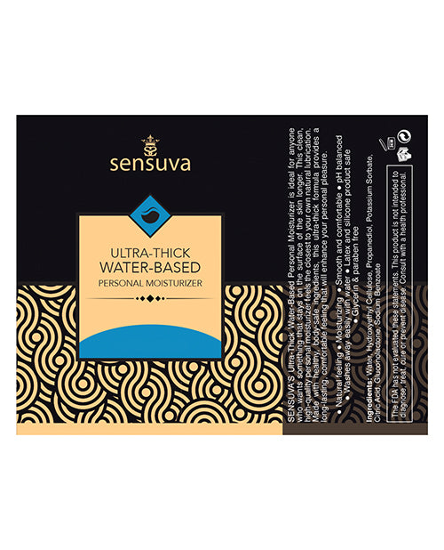 Sensuva Ultra Thick Unscented Water-Based Personal Moisturizer - 1.93 oz Product Image.