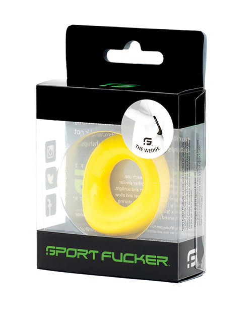 Sport Fucker Wedge: Comfort Fit Cockring - Your Gateway to Intimate Bliss Product Image.