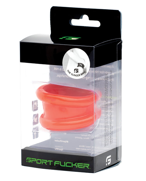 Sport Fucker Slinger: Ensanchador de bolas y anillo para el pene 2 en 1 Product Image.