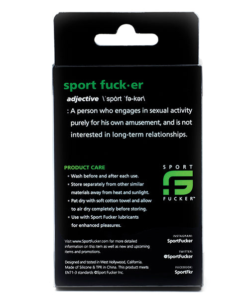 Sport Fucker TPE Fucker Ring: Versatile Power Cock Ring Product Image.