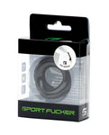 Sport Fucker Silicone The Wedge - Black Cock Ring