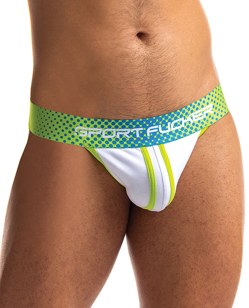 Sport Fucker Jersey Jock - Abraza la comodidad y el estilo en XXL Negro/Negro Product Image.