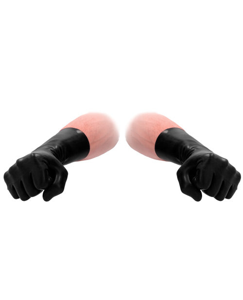 Shots Fist It Latex Short Gloves: Unleash Your Inner Desires Product Image.