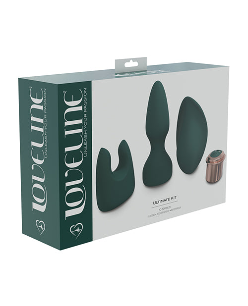 Shots Loveline Ultimate Kit: Forest Green Intimacy Set Product Image.