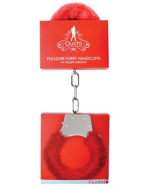 Shots Ouch Furry Pleasure Handcuffs: Emociones íntimas desatadas Product Image.