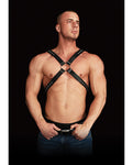 Shots Ouch Adonis Black Leather Harness