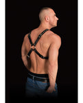 Shots Ouch Adonis Black Leather Harness