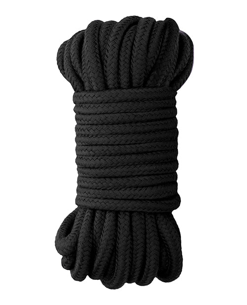Luxurious 10m Black Japanese Rope: Unleash Thrilling Adventures Product Image.