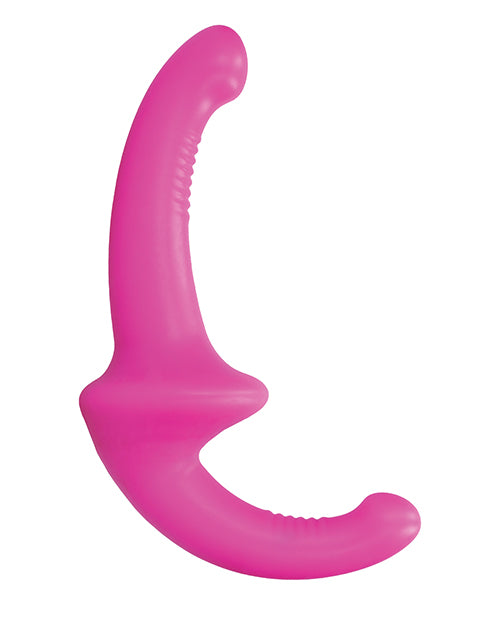 Shots Ouch Silicone Strapless Strap On - Placer íntimo con manos libres Product Image.