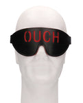 Shots Ouch Black Leather Blindfold