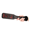 Shots Ouch Love Imprint Paddle in Black