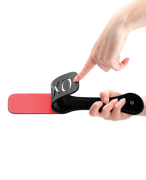 XOXO Imprint Leather BDSM Paddle Product Image.