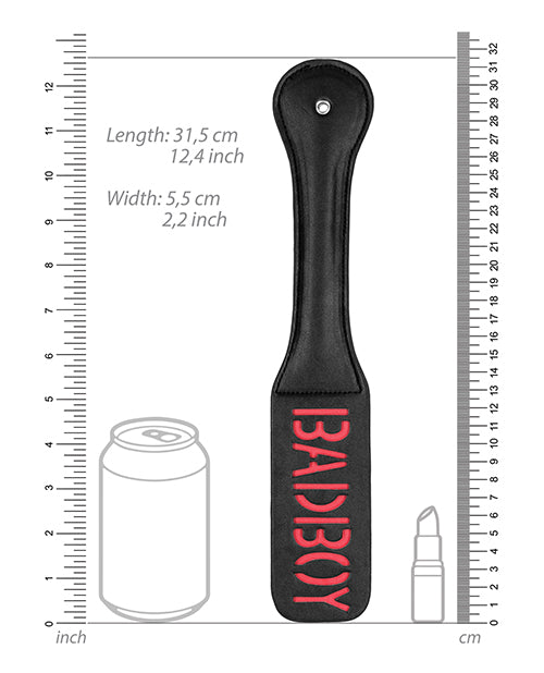 BAD BOY Reversed Leather Paddle Product Image.