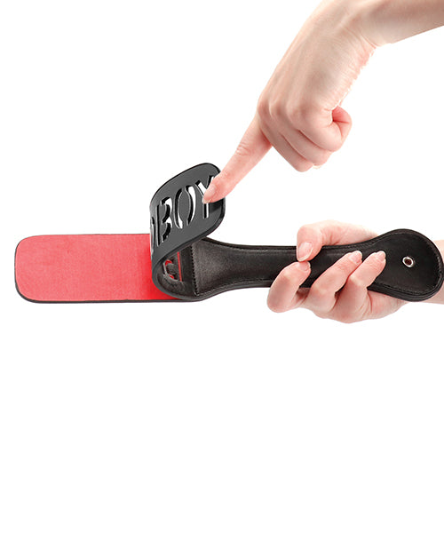 BAD BOY Reversed Leather Paddle Product Image.