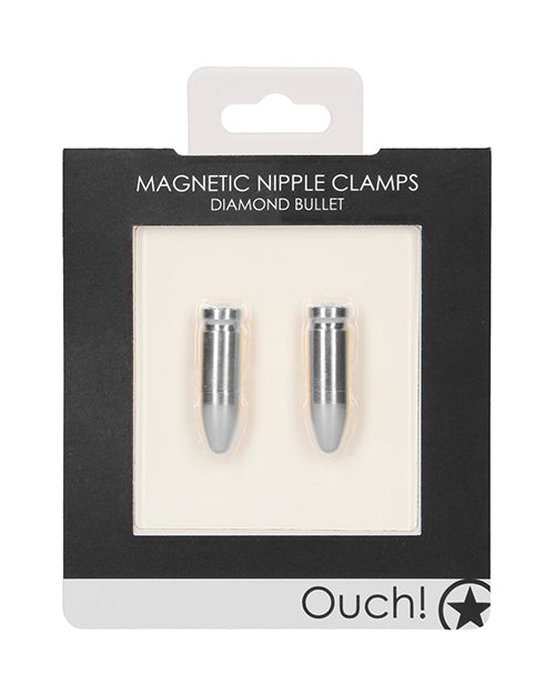Shots Ouch Diamond Bullet Nipple Clamps Product Image.