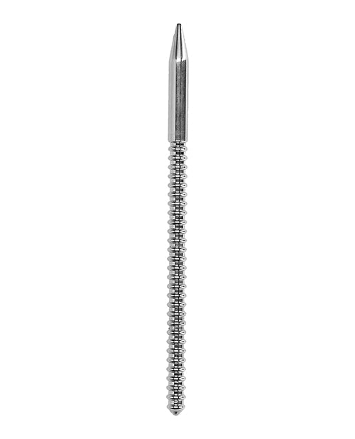 Shots Ouch Ribbed Metal Urethral Sounding Dilator: Explore Intense Pleasure 🌟 Product Image.