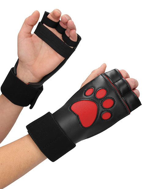 Shots Ouch Puppy Play Paw Cut-out Gloves Product Image.