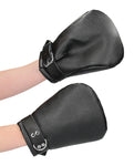 Shots Ouch Puppy Play Black Neoprene Paw Mitts