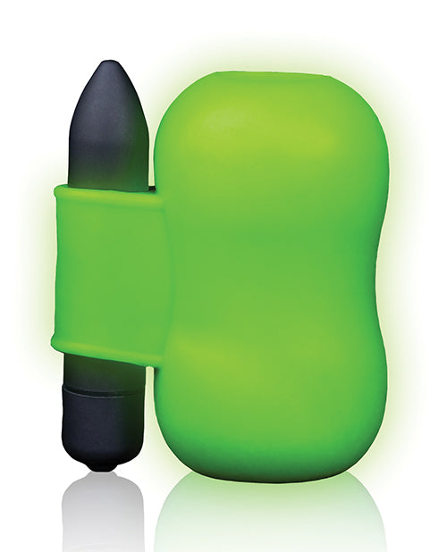 Shots Ouch Glow-in-the-Dark Vibrating Masturbator 🌟 Product Image.