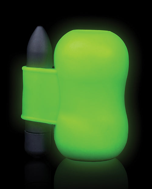 Shots Ouch Glow-in-the-Dark Vibrating Masturbator 🌟 Product Image.