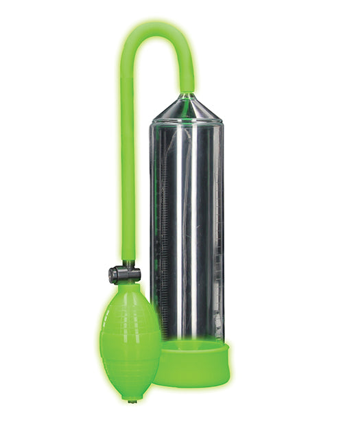 Shots Ouch Classic Penis Pump - Glow in the Dark Product Image.