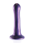 Shots Ouch 7" Metallic Purple Curvy G-spot Dildo