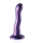 Shots Ouch 7" Metallic Purple Curvy G-spot Dildo