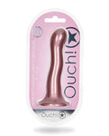 Shots Ouch 7" Metallic Purple Curvy G-spot Dildo