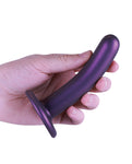 Shots Ouch 5" Metallic Purple G-spot Dildo – A Touch of Elegance for Exquisite Pleasure